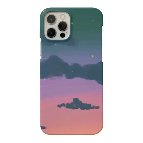 夜空と雲 iPhone Smartphone Case