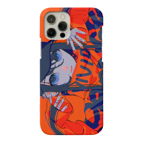 vivid orange iPhone Smartphone Case