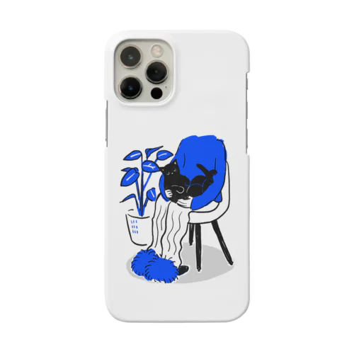 黒猫ちゃんとチル iPhone Smartphone Case