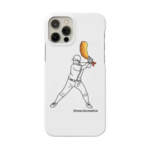 野球×エビフライ iPhone Smartphone Case