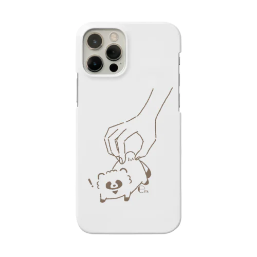 つままれるたぬき iPhone Smartphone Case