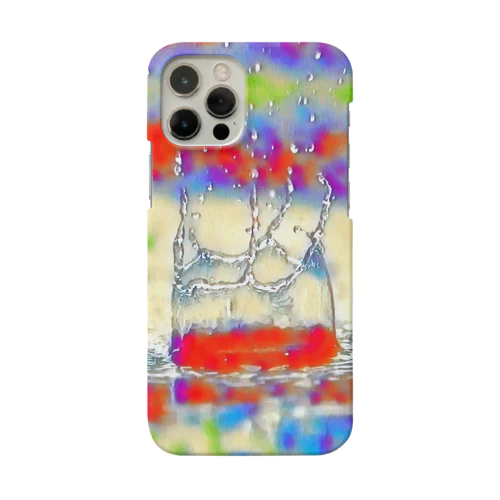 アート水滴 iPhone Smartphone Case