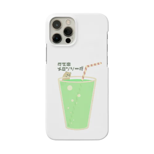 タヌキ・メロンソーダ iPhone Smartphone Case