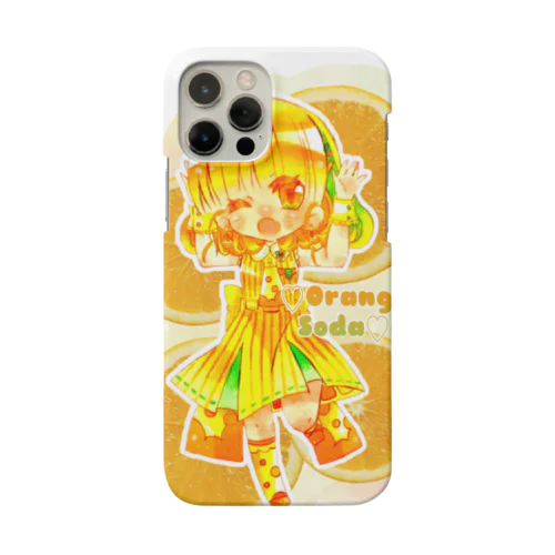 オレンジソーダちゃん iPhone Smartphone Case