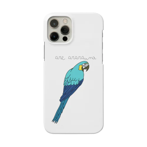 ルリコンゴウインコ iPhone Smartphone Case