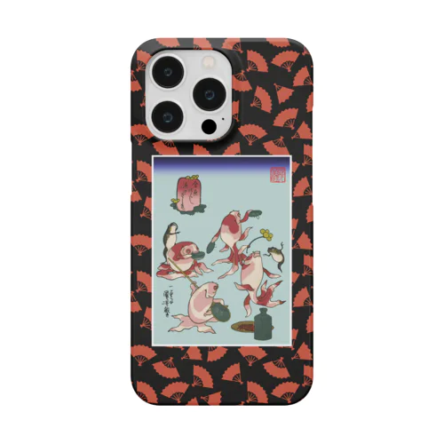 金魚づくし 酒のざしき iPhone Smartphone Case