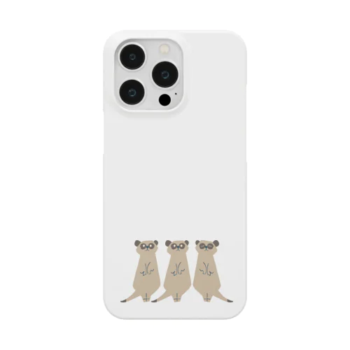 ミーアキャット３連 iPhone Smartphone Case