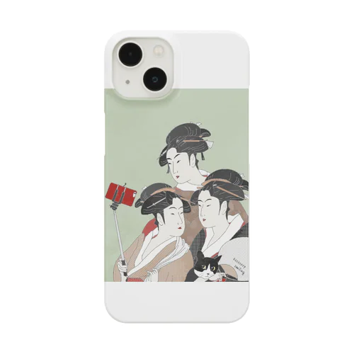 自撮り界隈女子 iPhone Smartphone Case