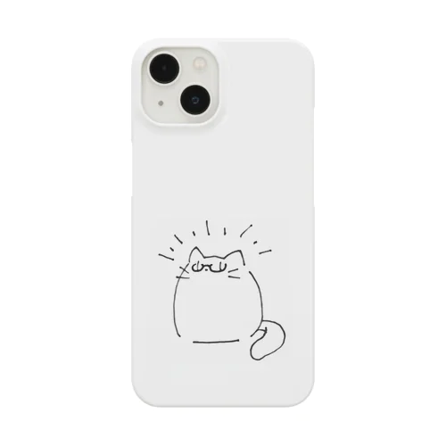 ユラウねこ003「うれしい波」 iPhone Smartphone Case