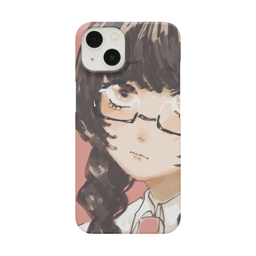 恋する三つ編み女の子 iPhone Smartphone Case
