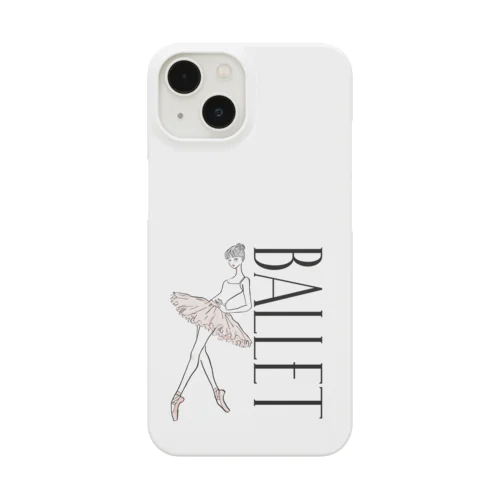 Ballet Girl（WHITE） iPhone Smartphone Case
