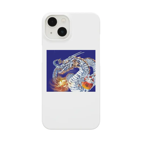 ドラゴン?ネイビー iPhone Smartphone Case