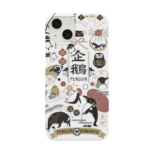 和風ペンギン iPhone Smartphone Case