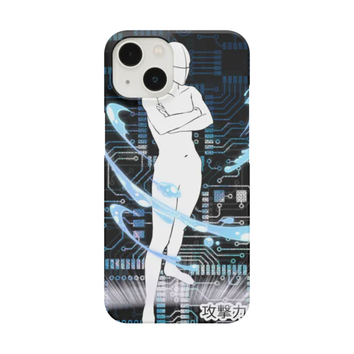水神が現れた iPhone Smartphone Case