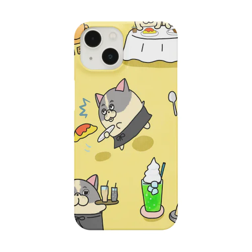 フレンチブルドッグ　カフェ iPhone Smartphone Case
