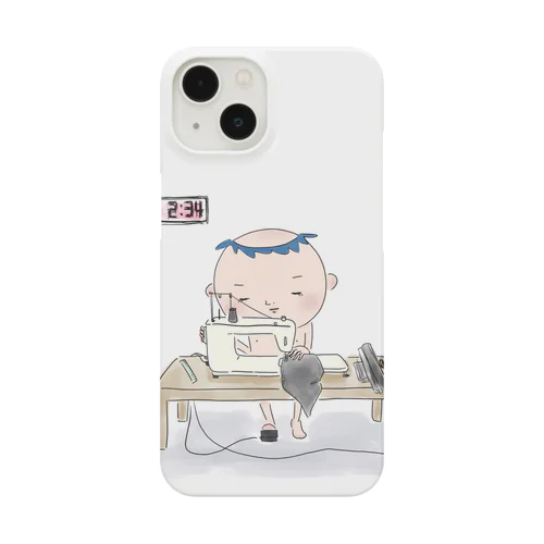 ミルかつ〈ミシン男子〉 iPhone Smartphone Case