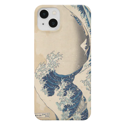 葛飾北斎　神奈川沖浪裏 iPhone Smartphone Case