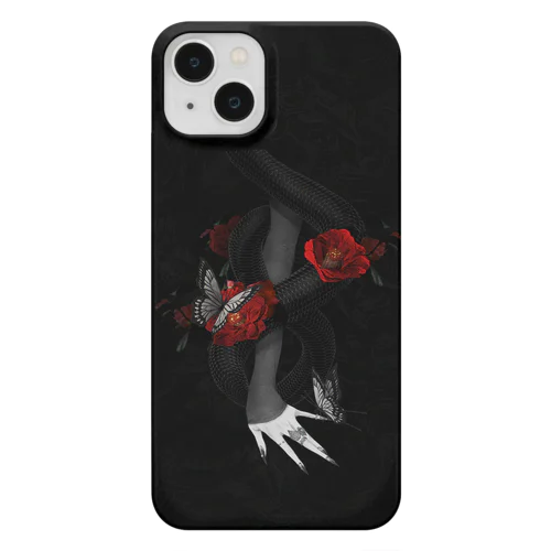 Knotty feelings. モノトーンver. iPhone Smartphone Case