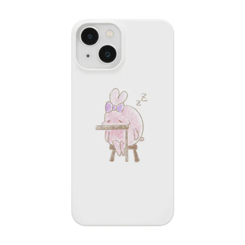 おねむうさぎ(ぴんく) iPhone Smartphone Case