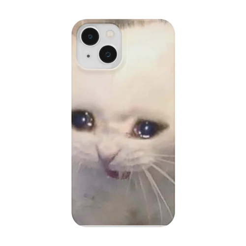 泣き猫 iPhone Smartphone Case