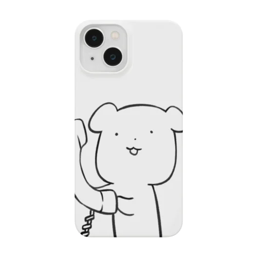 もしもし犬 iPhone Smartphone Case