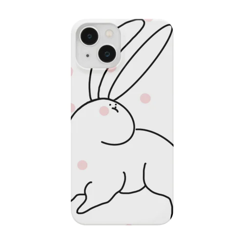かるくパンチされるウサギさん iPhone Smartphone Case
