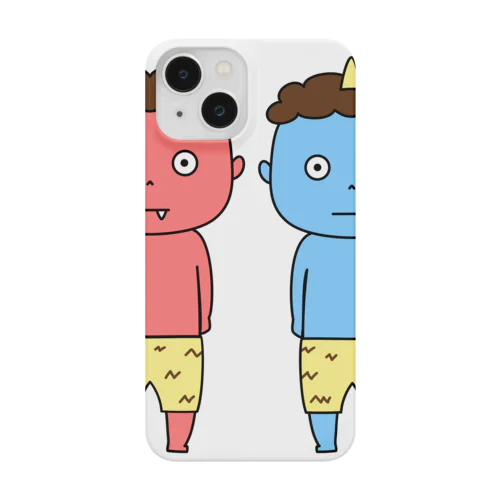赤鬼くんと青鬼くん iPhone Smartphone Case