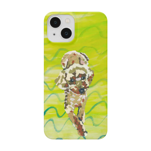 トイプードルのぷー(ちぎり絵) iPhone Smartphone Case