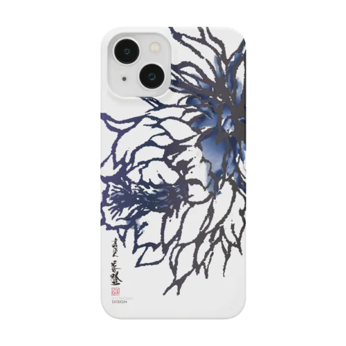 藍海（あいしー）シリーズ「月下美人」 iPhone Smartphone Case