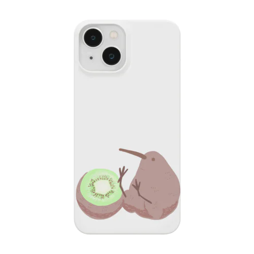もふもふキウイ＆キーウィ iPhone Smartphone Case