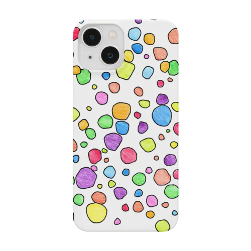 カラフル水玉 iPhone Smartphone Case