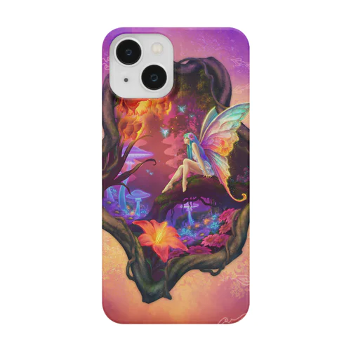 森の妖精＜虹色の囁き＞ iPhone Smartphone Case