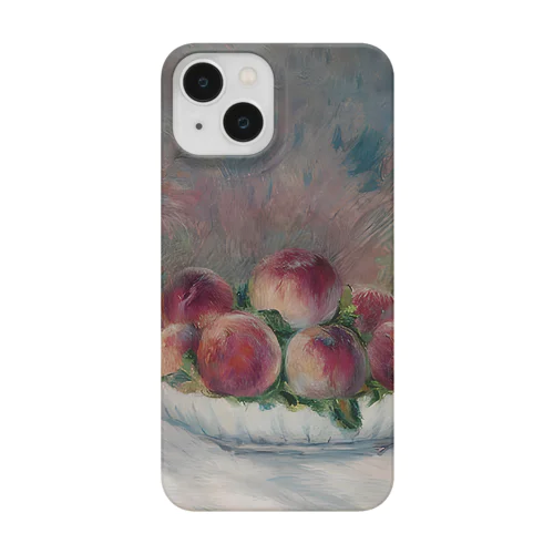 ルノワール 桃 スマホケース 人気おしゃれ絵画iPhoneケース 背面ケース iPhone Smartphone Case