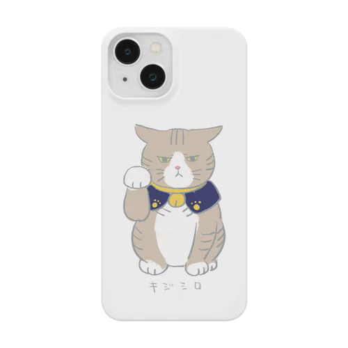 キジ白おこ招きにゃん iPhone Smartphone Case
