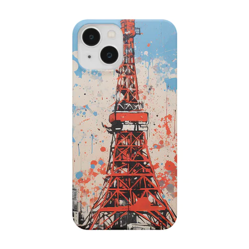 晴天と雲と東京と。 iPhone Smartphone Case