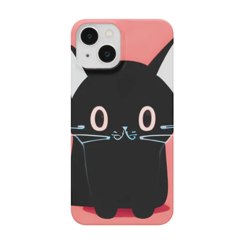 黒ねこまろんのイラストグッズ iPhone Smartphone Case