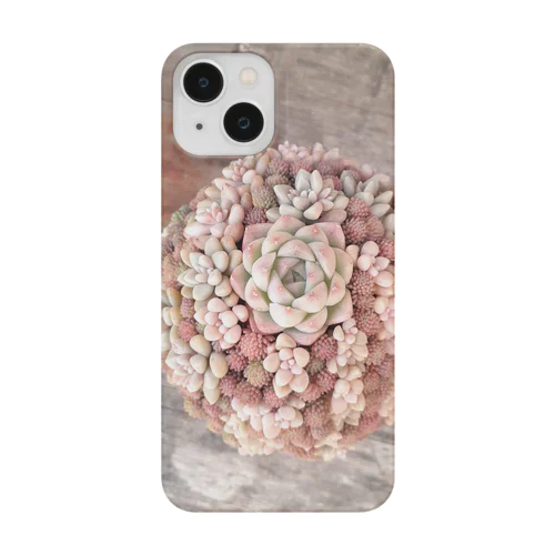 桜色寄せ植え iPhone Smartphone Case