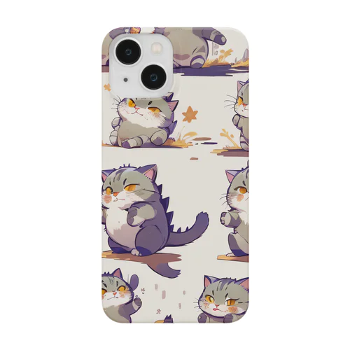 大怪獣　にゃおん iPhone Smartphone Case