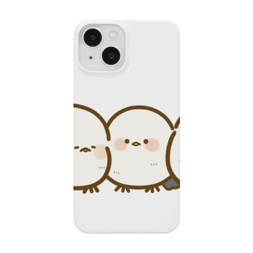 かわいいマエナガさん iPhone Smartphone Case