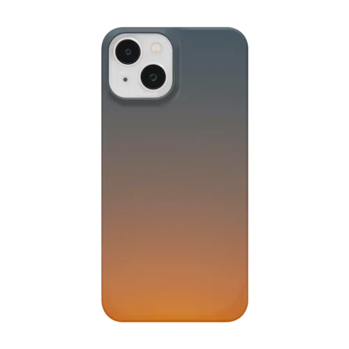 orange to blue iPhone Smartphone Case