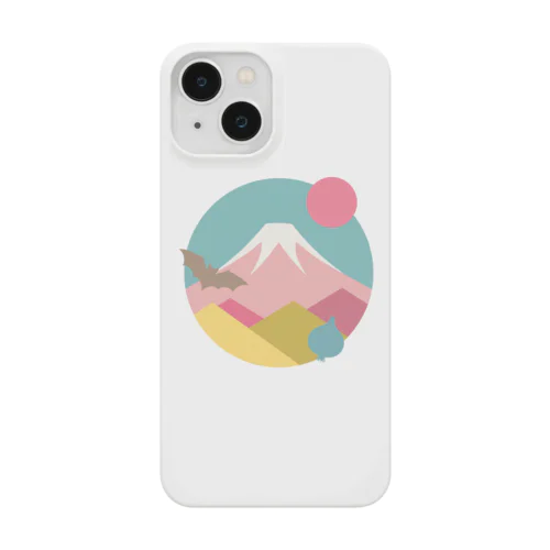 1富士 2コウモリ 3タマネギ iPhone Smartphone Case