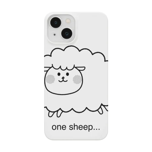 ひつじが1匹 iPhone Smartphone Case