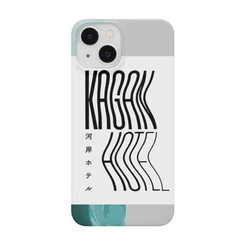 三途の川の石（ロゴ：三重野龍、デザイン：牧野シンジ） iPhone Smartphone Case