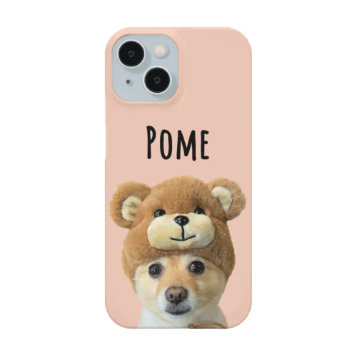 iPhone - ポメラニアンくん ポメラニアン 衝撃吸収タイプ 木製iPhoneケース - one for you