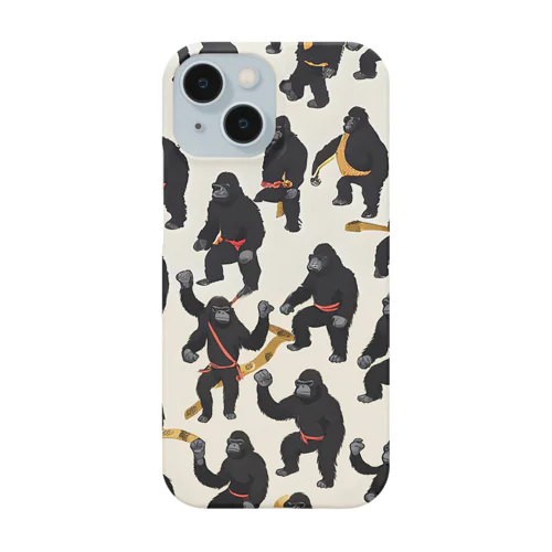 忍者のカ、ゴリラの強さ一緒に手に入れませんか iPhone Smartphone Case
