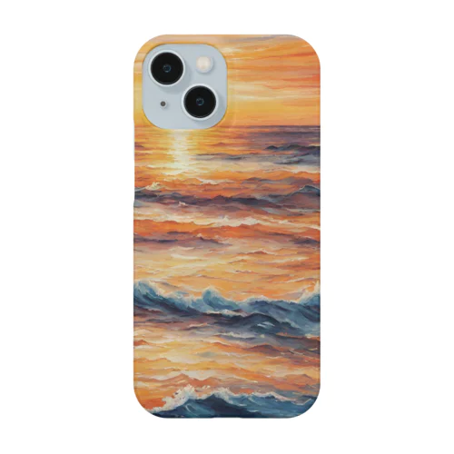 サンライズ　海 iPhone Smartphone Case