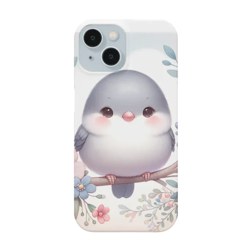 癒しの文鳥ぴぃたろう iPhone Smartphone Case