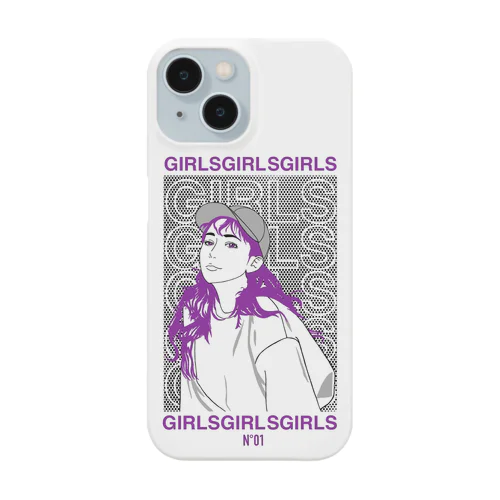 Girls Girls Girls N°01 type-B iPhone Smartphone Case