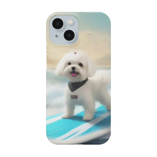 かわいいマルチーズ iPhone Smartphone Case