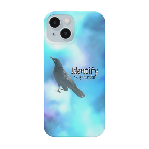 Identify Crow☆カラスのタビ iPhone Smartphone Case